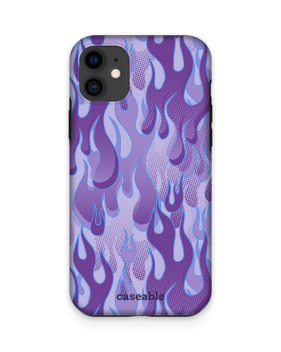 Purple Flames Premium Phone Case Apple iPhone 11