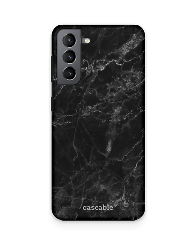Midnight Marble Premium Phone Case Samsung Galaxy S21 Plus