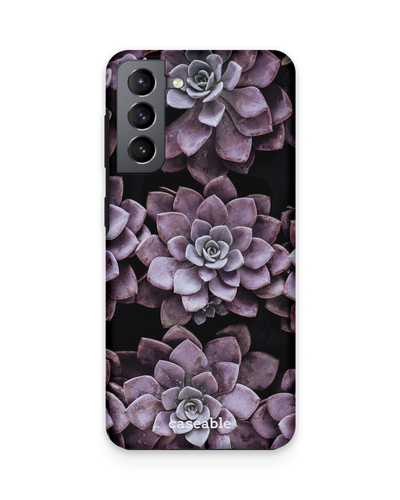 Purple Succulents Premium Phone Case Samsung Galaxy S21 Plus
