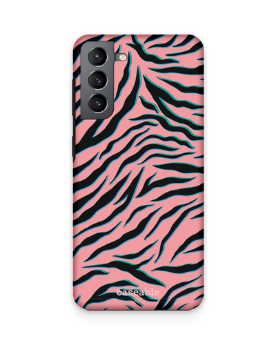 Pink Zebra Premium Phone Case Samsung Galaxy S21 Plus