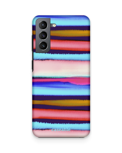 Watercolor Stripes Premium Phone Case Samsung Galaxy S21 Plus