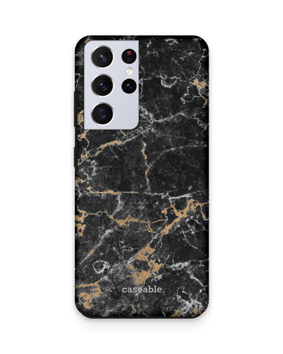 Marble and Gold Premium Phone Case Samsung Galaxy S21 Ultra