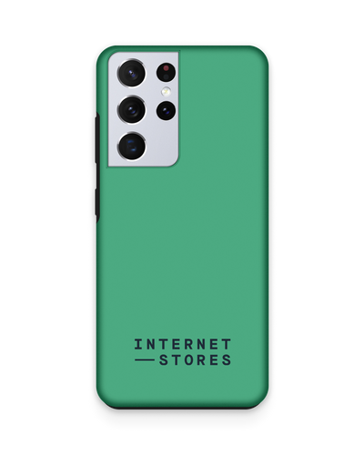 ISG Neon Green Premium Phone Case Samsung Galaxy S21 Ultra