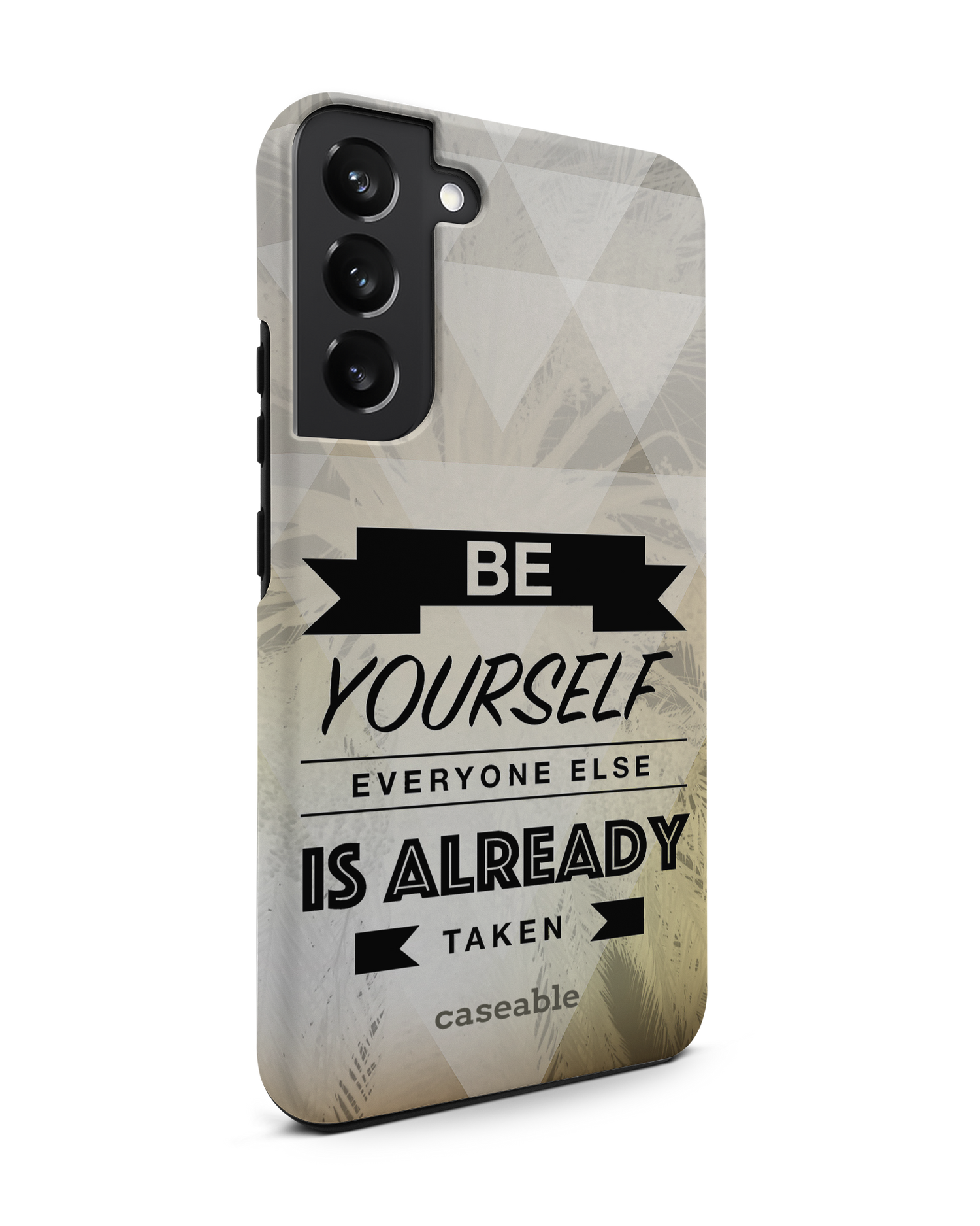 Be Yourself Premium Phone Case Samsung Galaxy S22 Plus 5G: View from the left side
