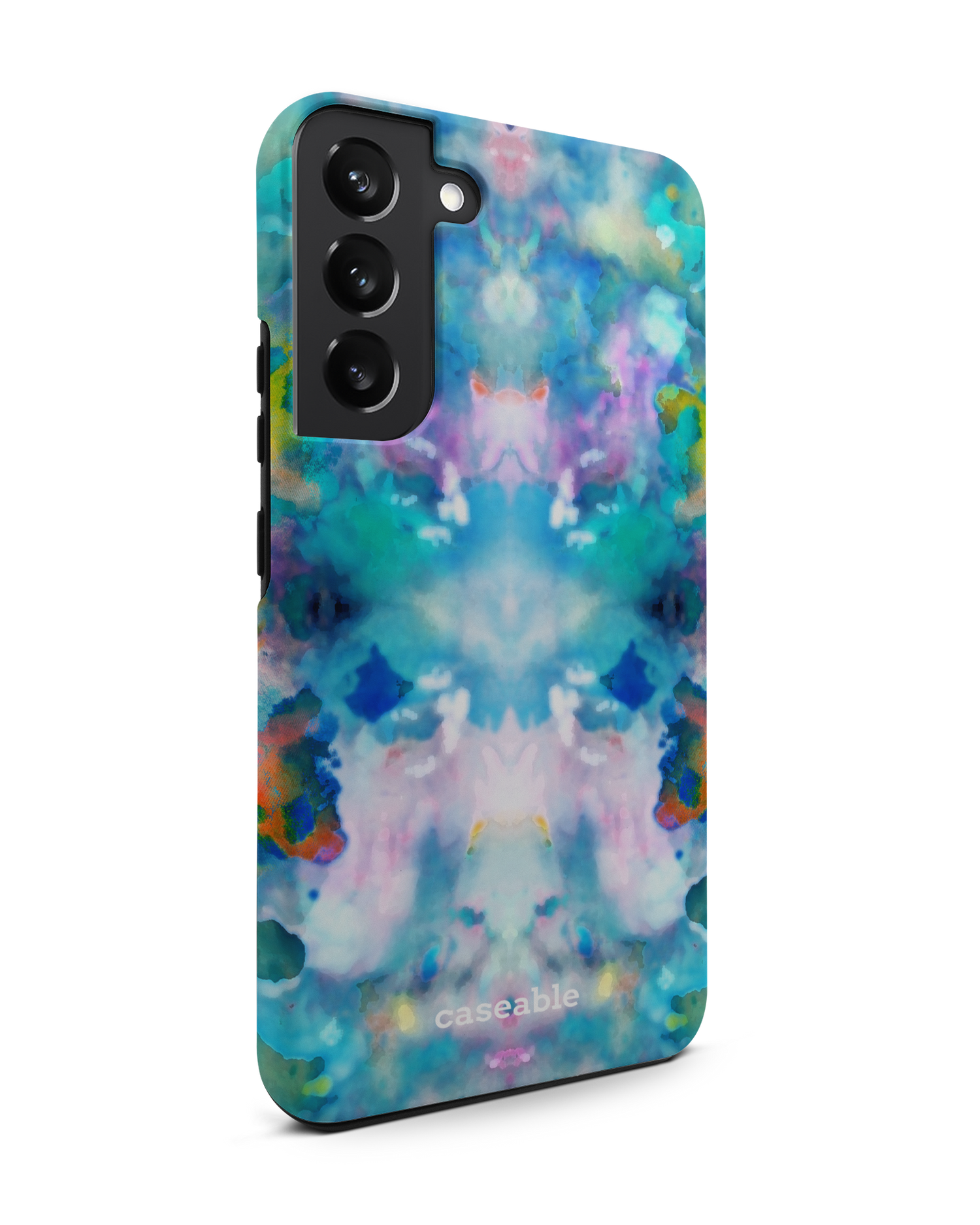Paint Splatter Premium Phone Case Samsung Galaxy S22 Plus 5G: View from the left side