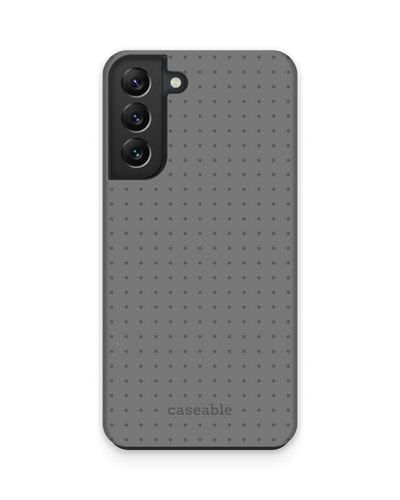 Dot Grid Grey Premium Phone Case Samsung Galaxy S22 Plus 5G