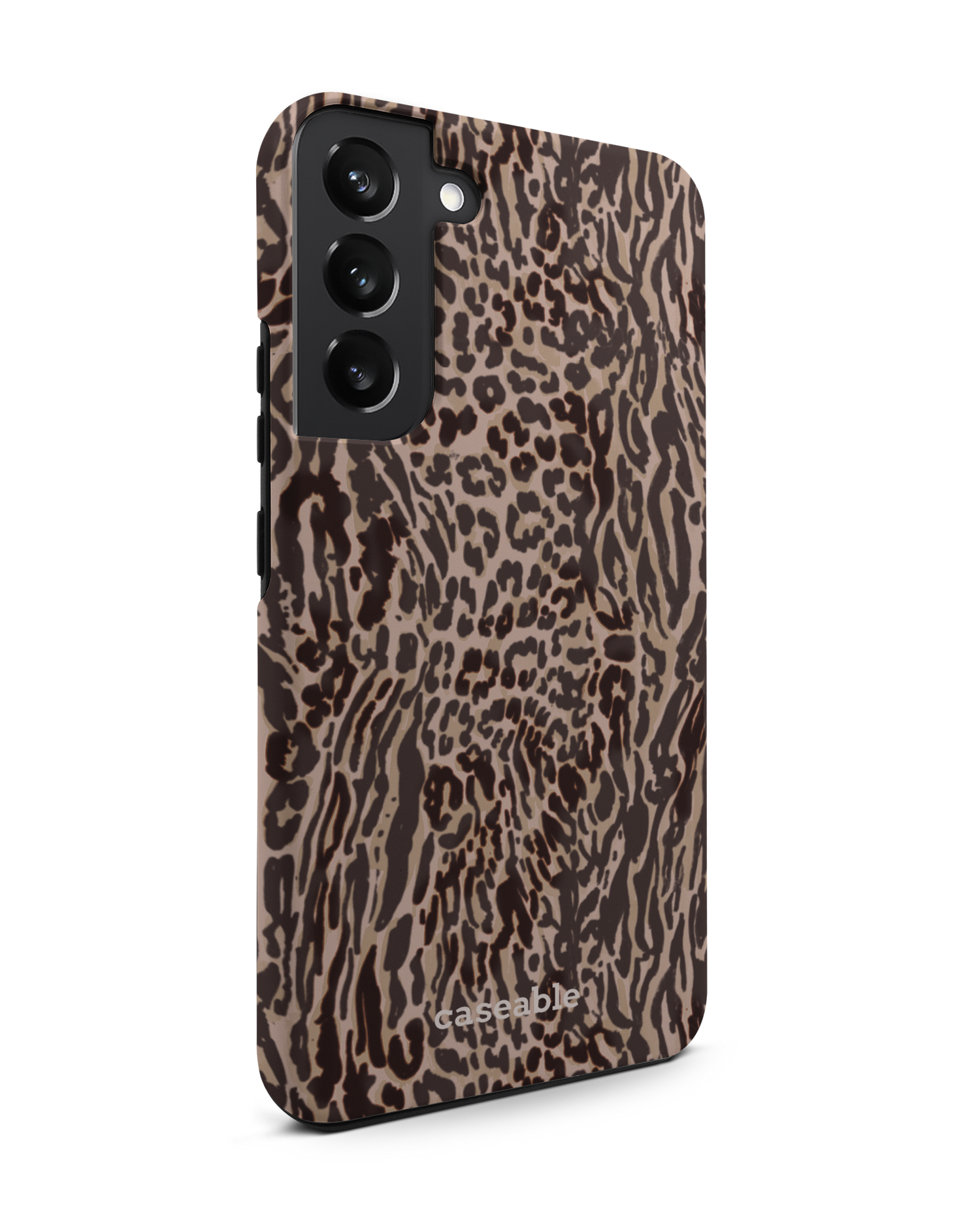 Animal Skin Tough Love Premium Phone Case Samsung Galaxy S22 Plus 5G: View from the left side