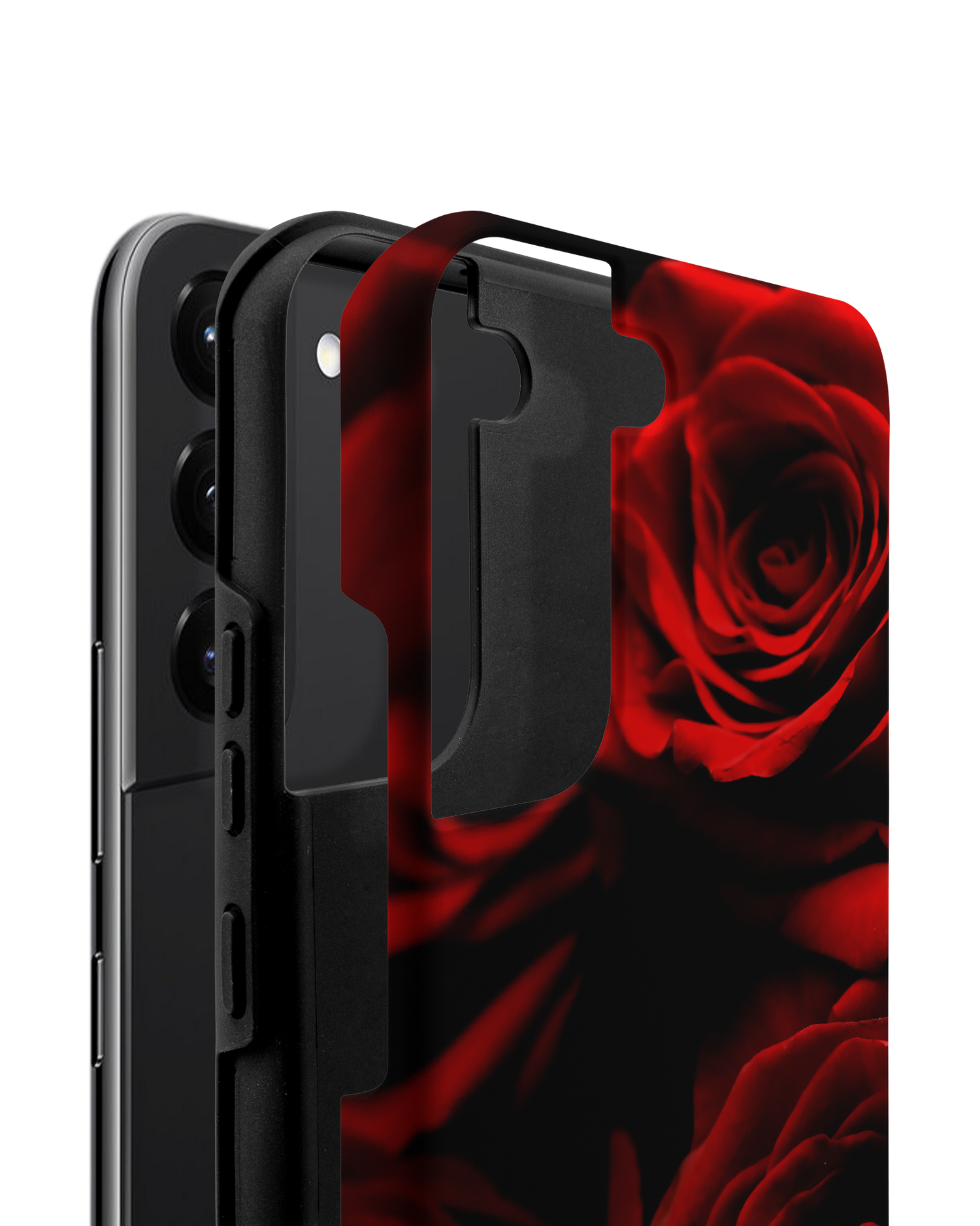Red Roses Premium Phone Case Samsung Galaxy S22 Plus 5G consisting of 2 parts