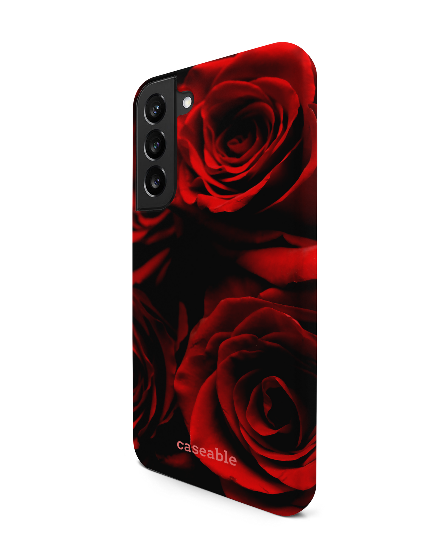 Red Roses Premium Phone Case Samsung Galaxy S22 Plus 5G: View from the right side