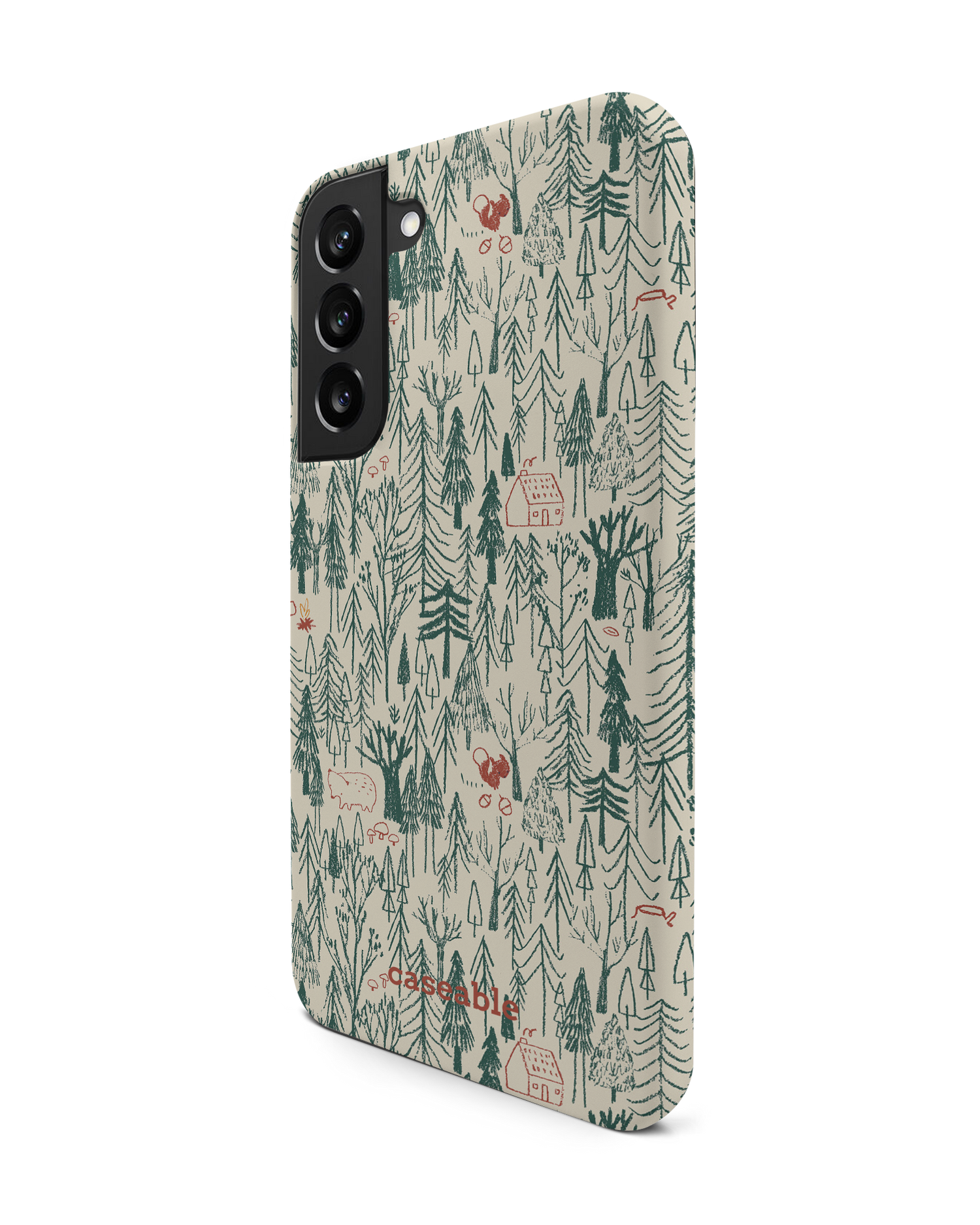Wonder Forest Premium Phone Case Samsung Galaxy S22 Plus 5G: View from the right side