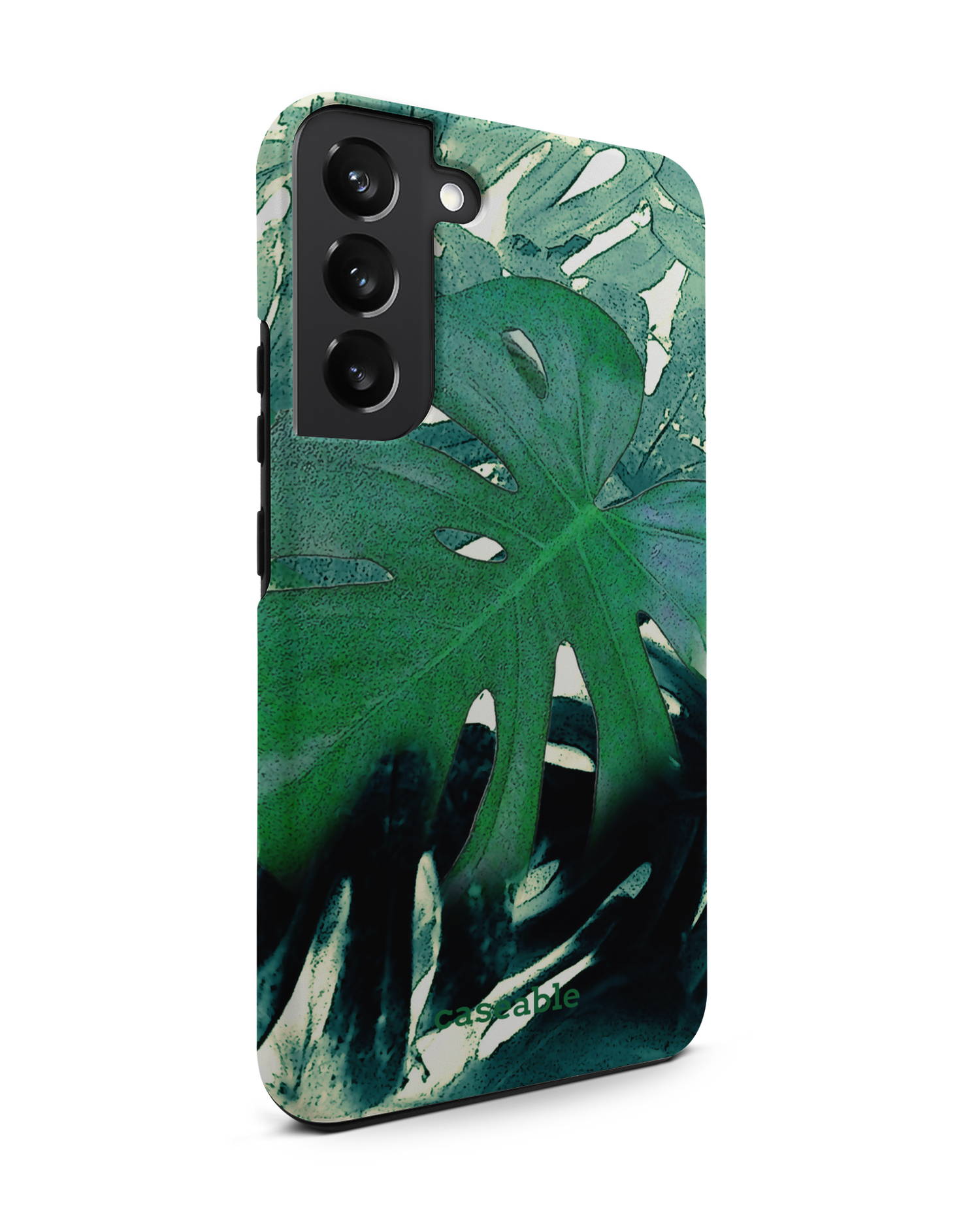 Saturated Plants Premium Phone Case Samsung Galaxy S22 Plus 5G: View from the left side