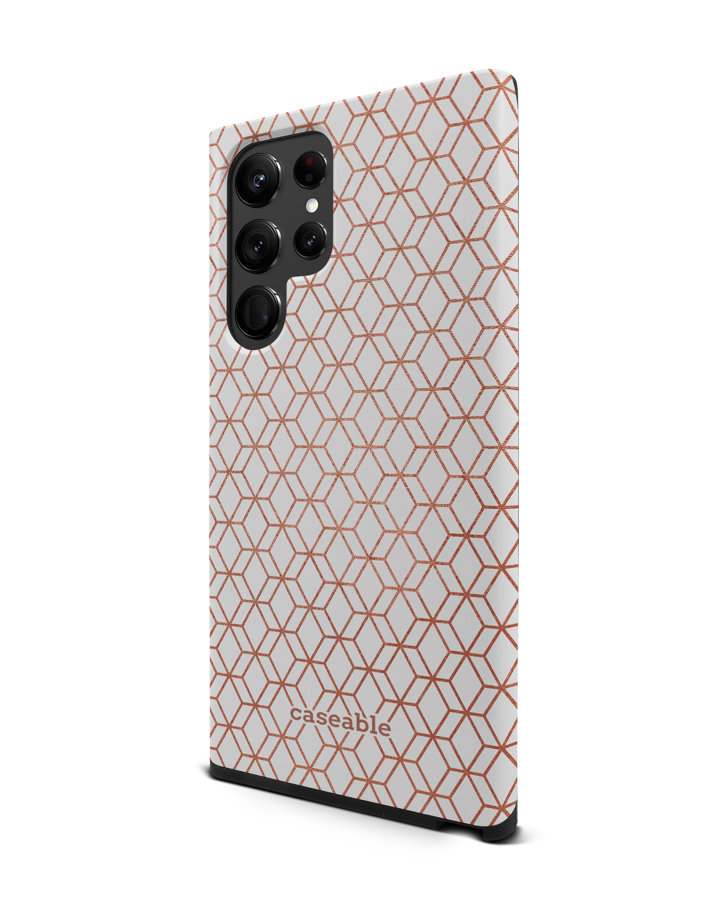 Morning Pattern Premium Phone Case Samsung Galaxy S22 Ultra 5G: View from the right side