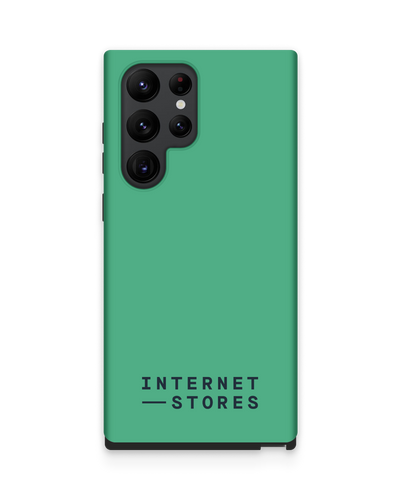 ISG Neon Green Premium Phone Case Samsung Galaxy S22 Ultra 5G
