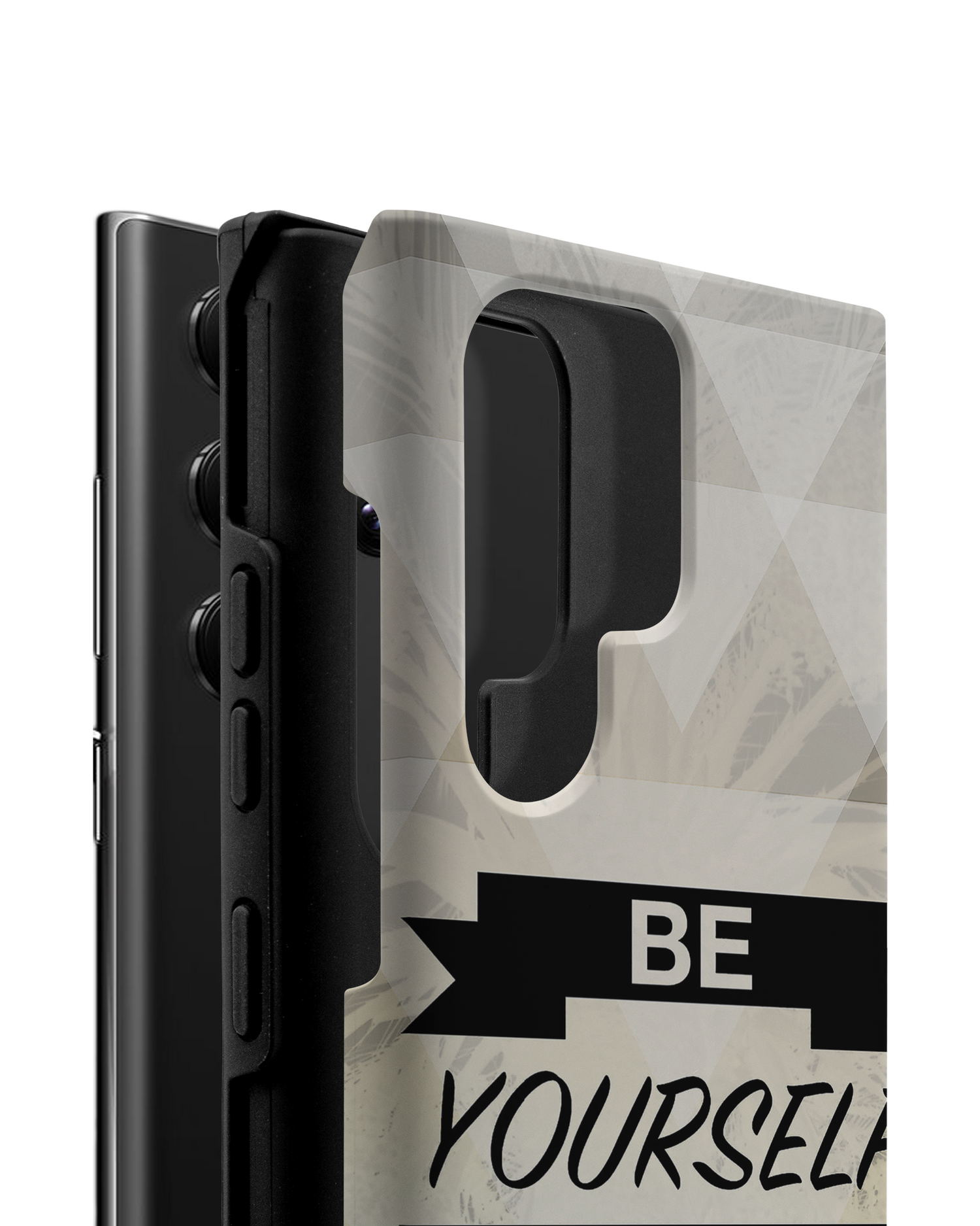 Be Yourself Premium Phone Case Samsung Galaxy S22 Ultra 5G consisting of 2 parts