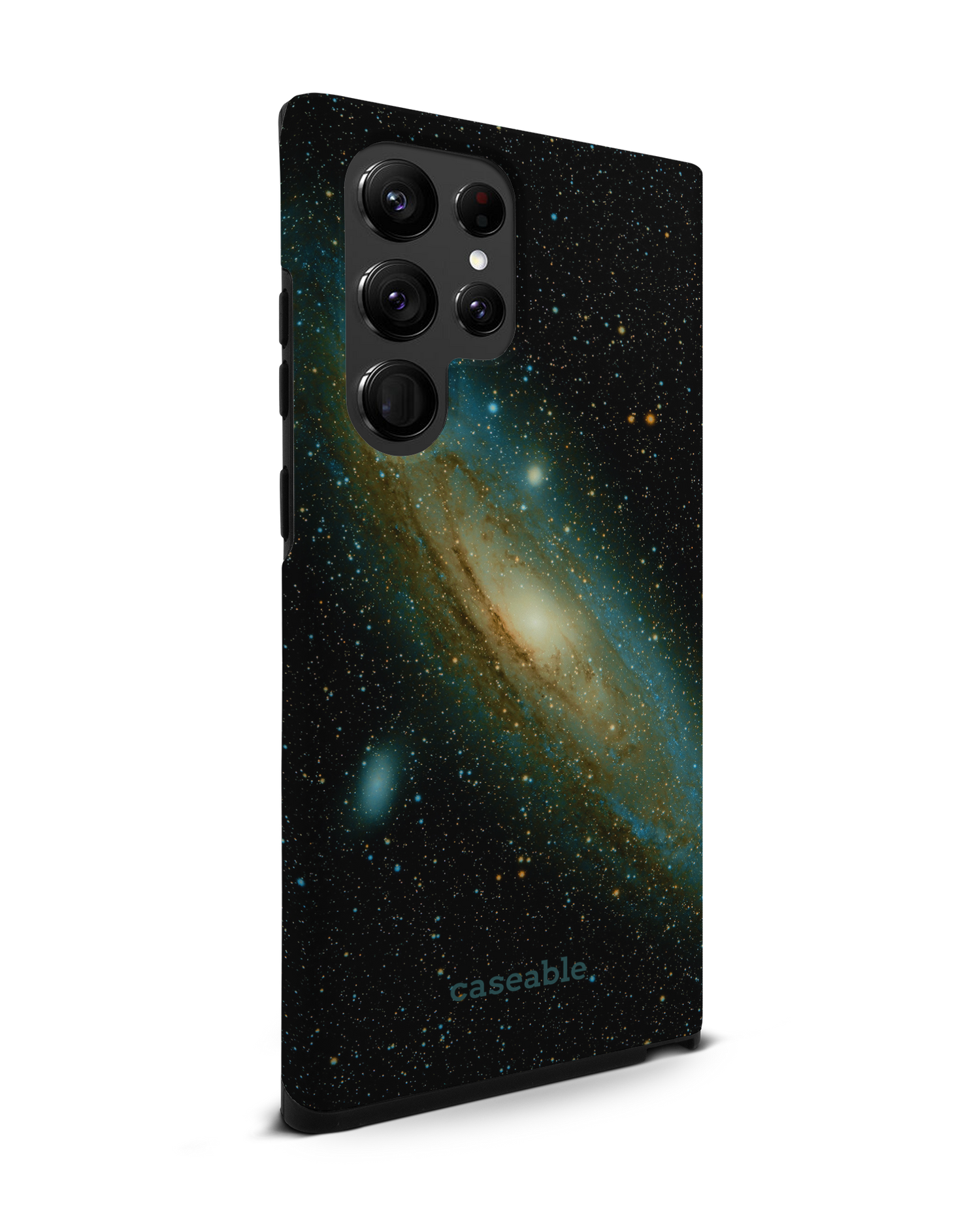 Outer Space Premium Phone Case Samsung Galaxy S22 Ultra 5G: View from the left side