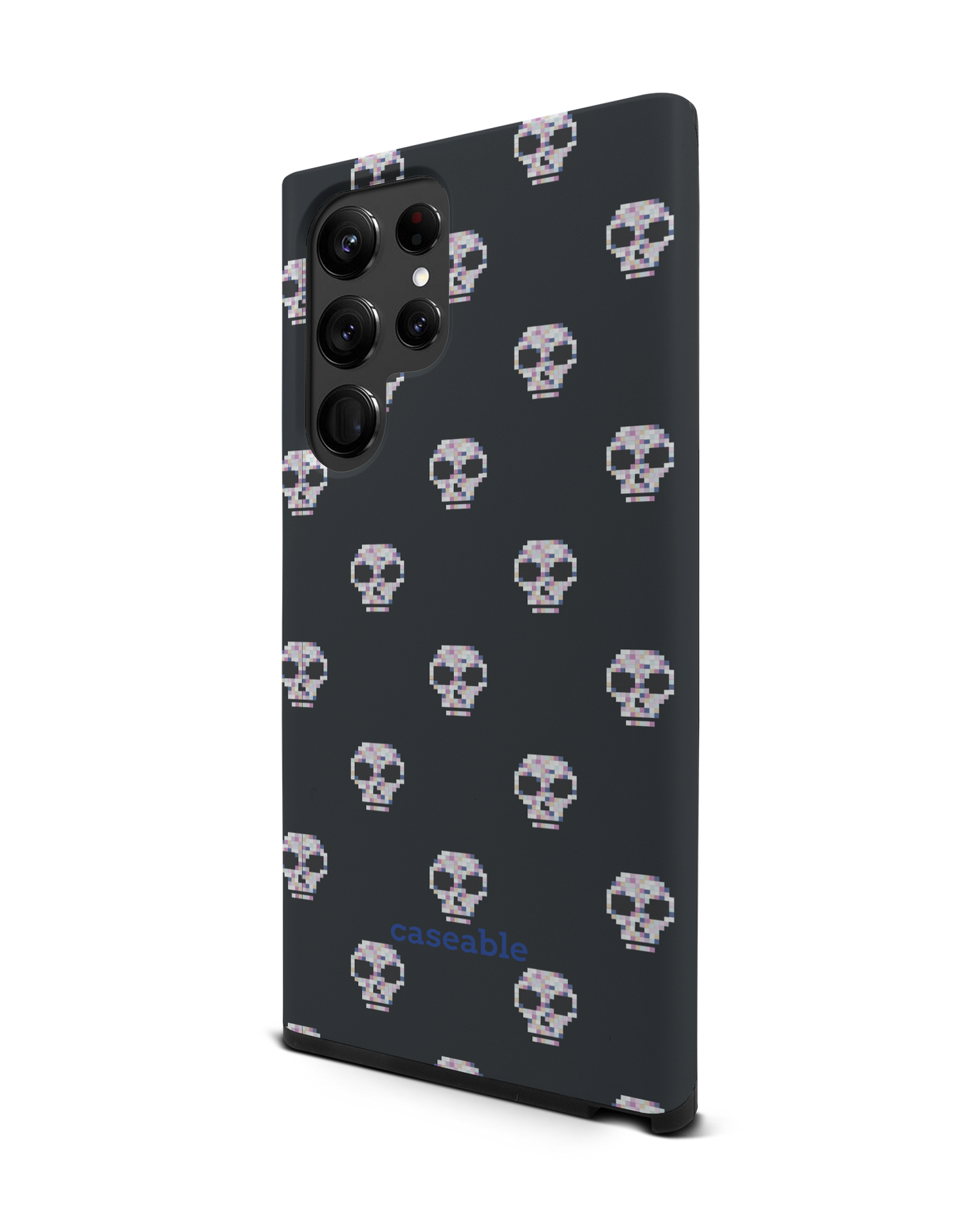 Digital Skulls Premium Phone Case Samsung Galaxy S22 Ultra 5G: View from the right side