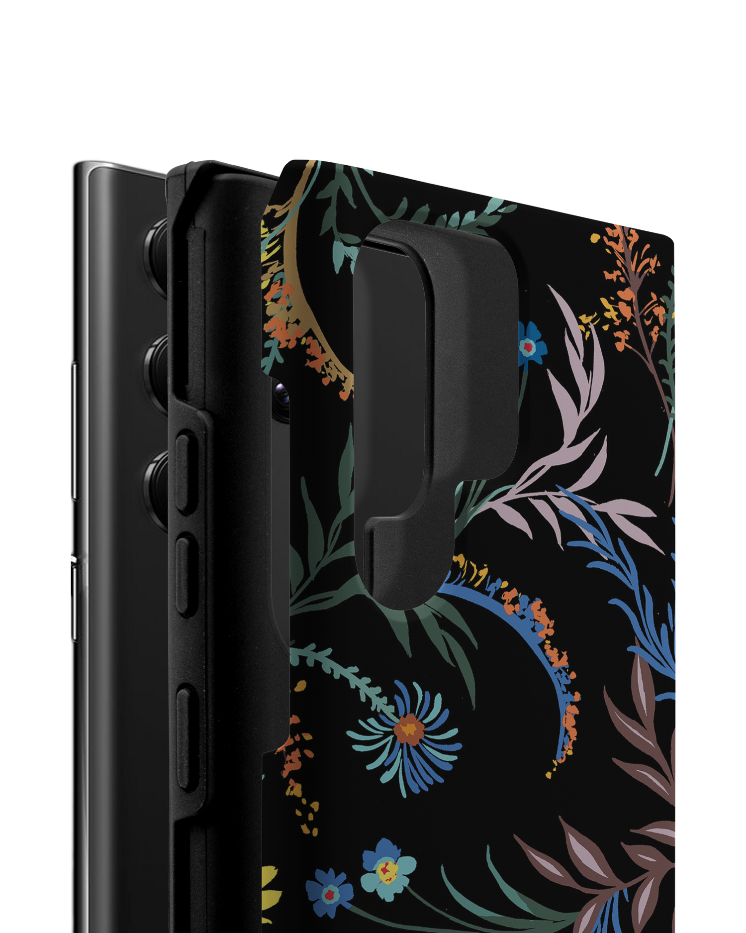 Woodland Spring Floral Premium Phone Case Samsung Galaxy S22 Ultra 5G consisting of 2 parts