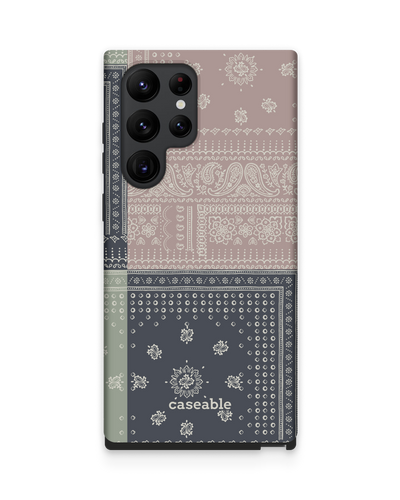 Bandana Patchwork Premium Phone Case Samsung Galaxy S22 Ultra 5G
