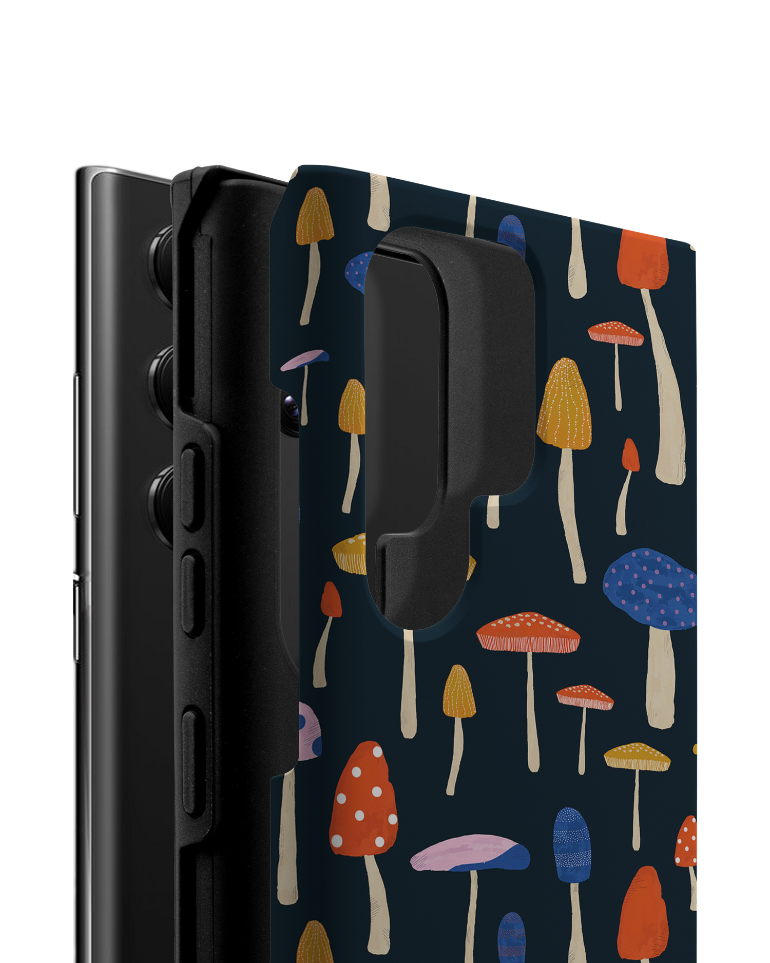 Mushroom Delights Premium Phone Case Samsung Galaxy S22 Ultra 5G consisting of 2 parts