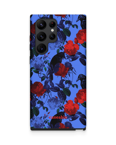 Roses And Ravens Premium Phone Case Samsung Galaxy S22 Ultra 5G