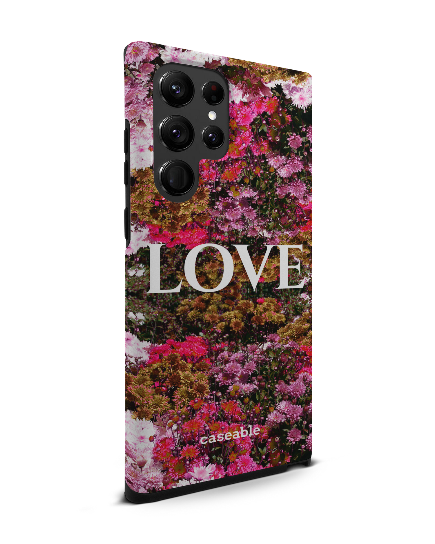 Luxe Love Premium Phone Case Samsung Galaxy S22 Ultra 5G: View from the left side