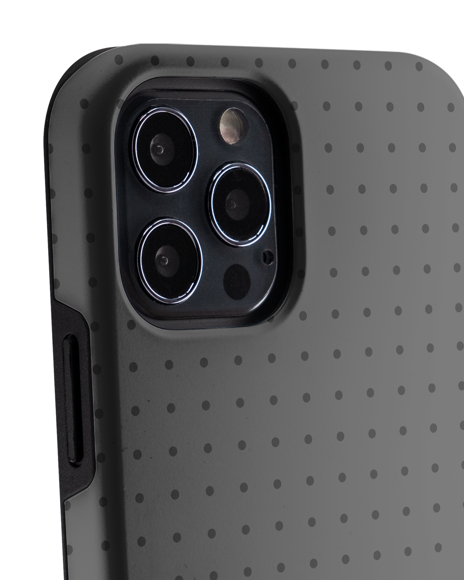 Dot Grid Grey Premium Phone Case Apple iPhone 12 Pro Max: Detail Shot 1