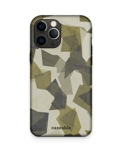 Geometric Camo Green Premium Phone Case Apple iPhone 12 Pro Max