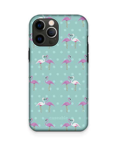 Two Flamingos Premium Phone Case Apple iPhone 12 Pro Max