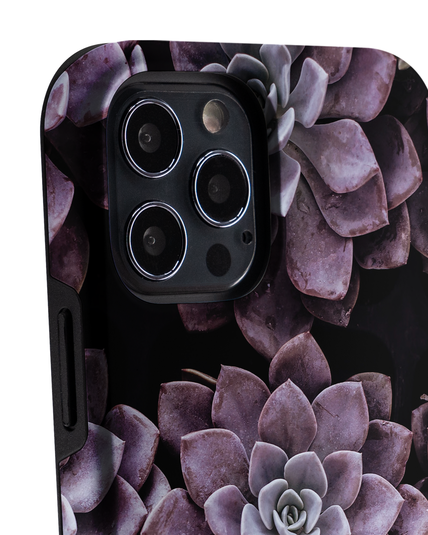 Purple Succulents Premium Phone Case Apple iPhone 12 Pro Max: Detail Shot 1