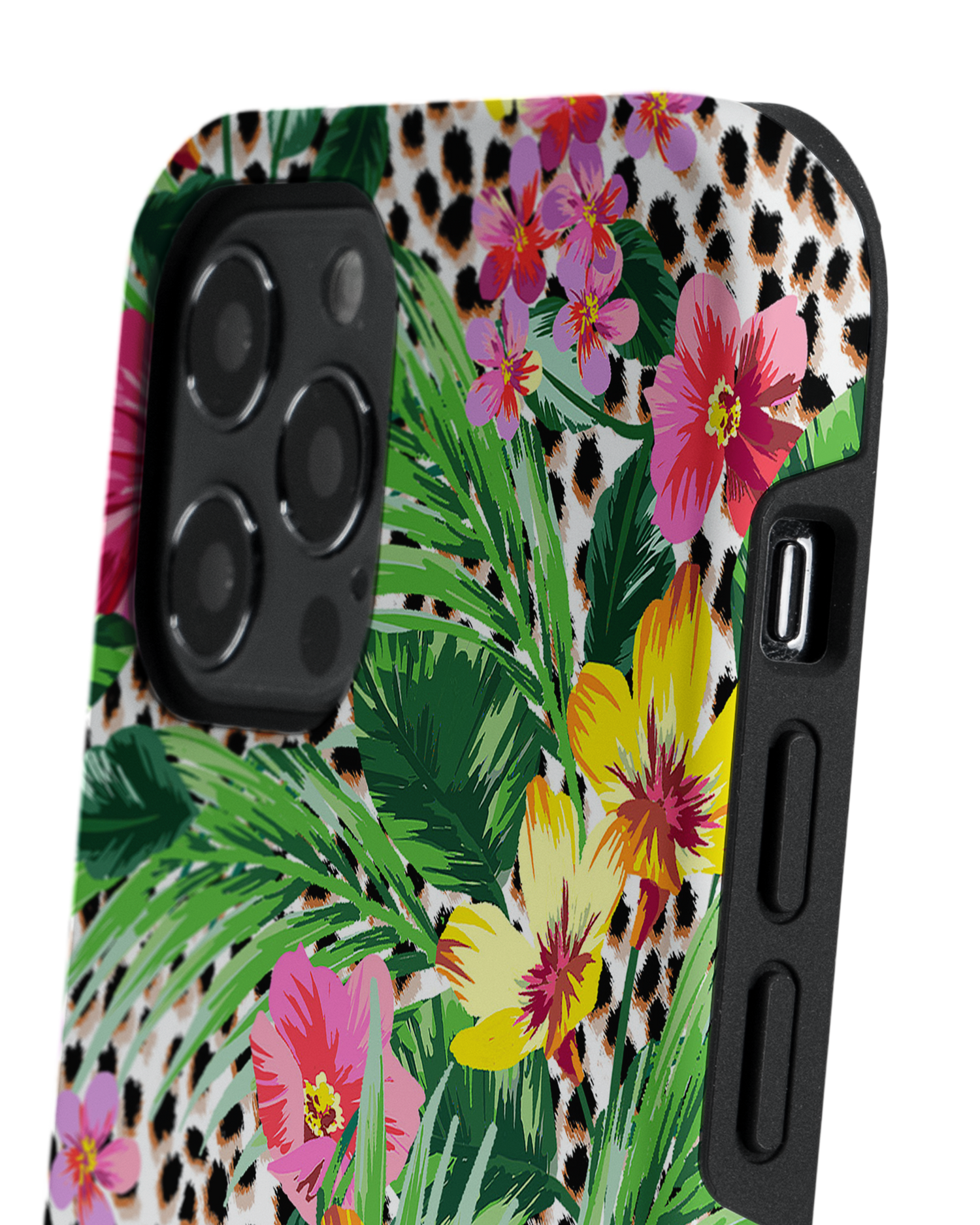 Tropical Cheetah Premium Phone Case Apple iPhone 12 Pro Max: Detail Shot 2