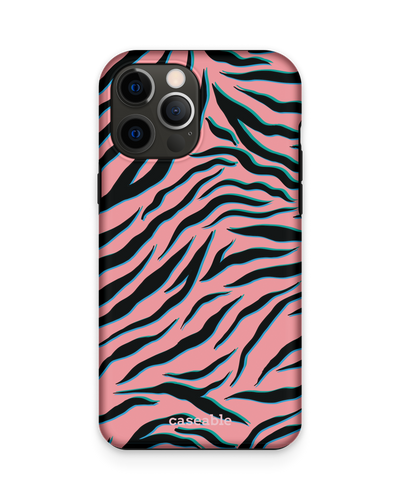 Pink Zebra Premium Phone Case Apple iPhone 12 Pro Max