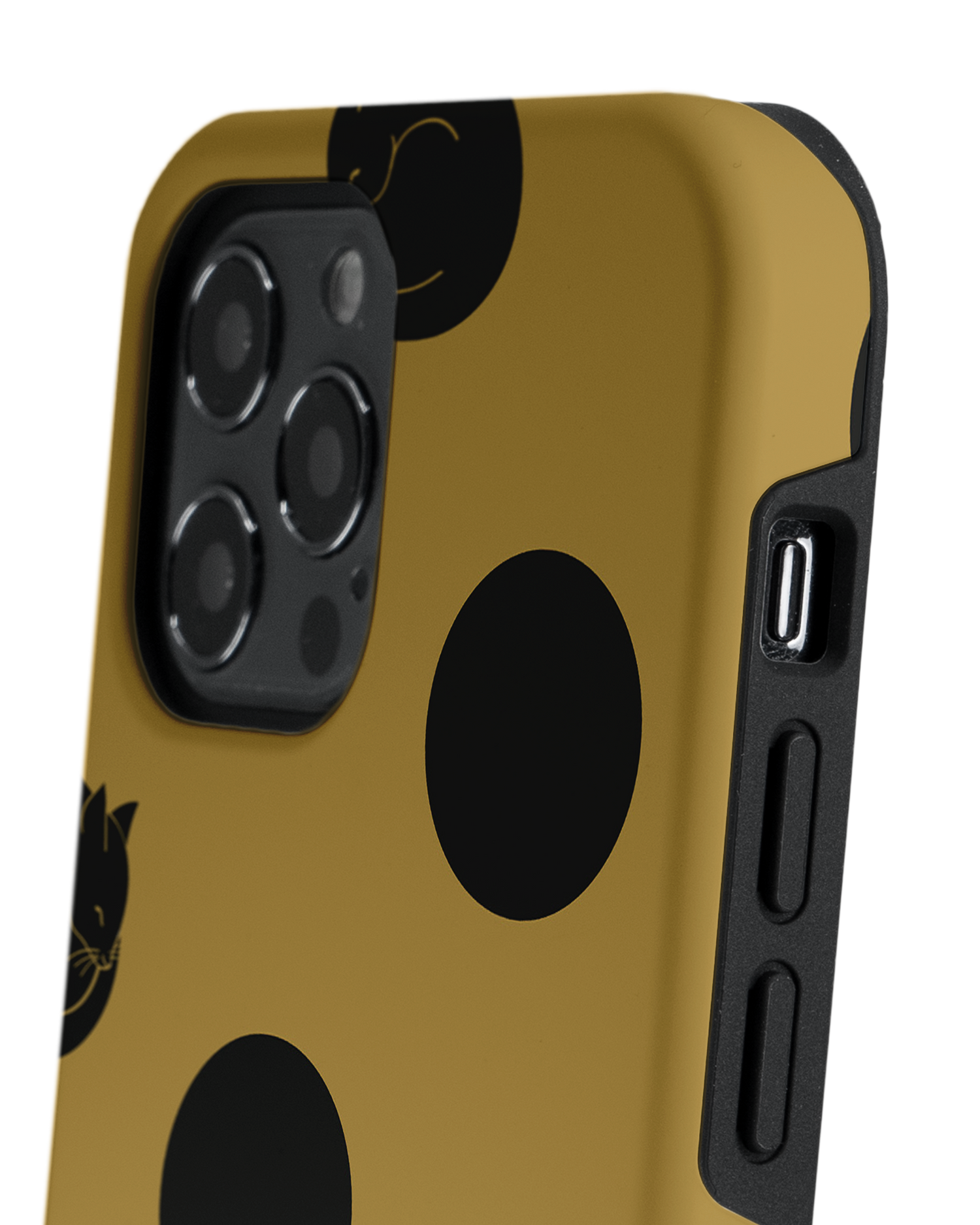 Polka Cats Premium Phone Case Apple iPhone 12 Pro Max: Detail Shot 2