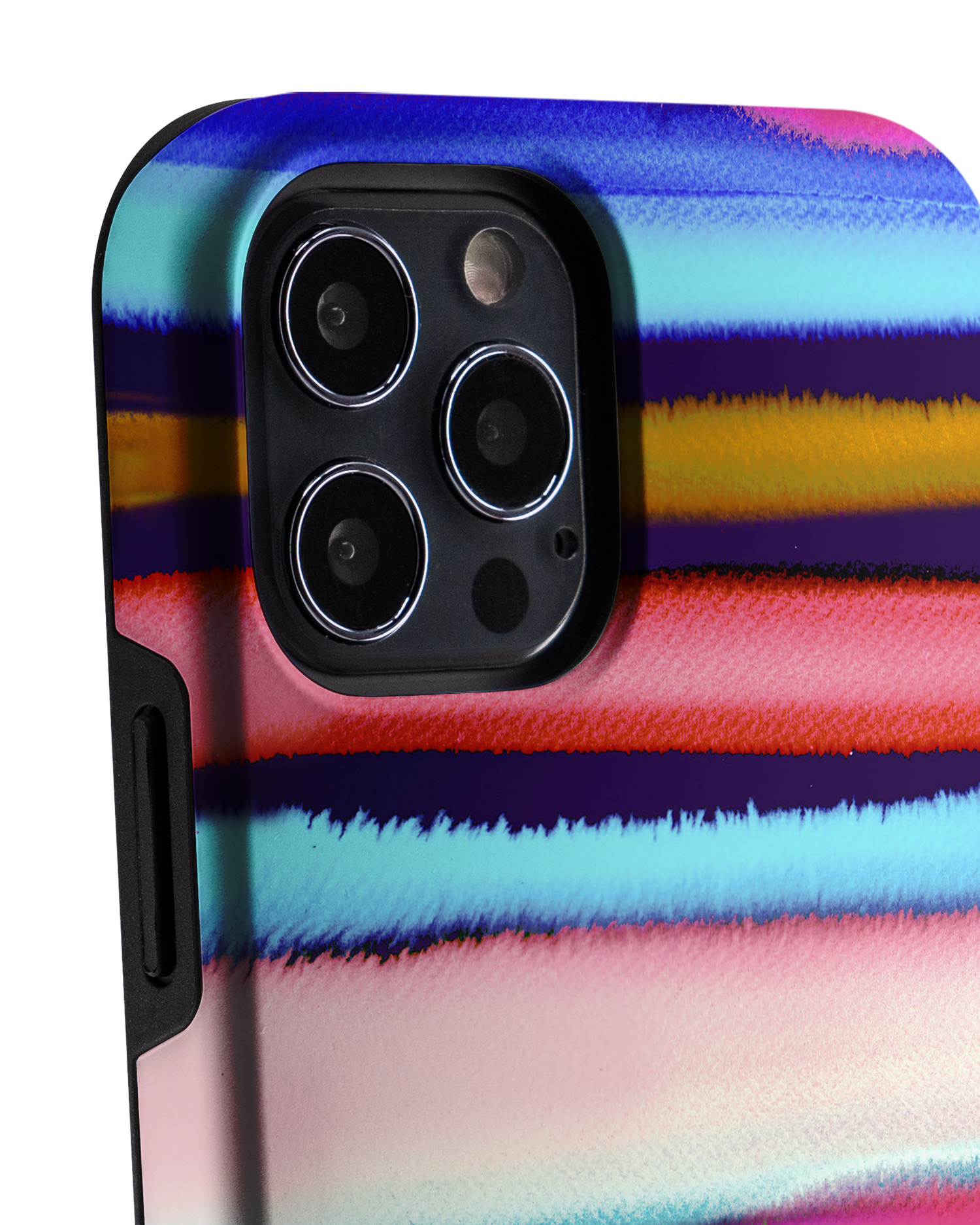 Watercolor Stripes Premium Phone Case Apple iPhone 12 Pro Max: Detail Shot 1