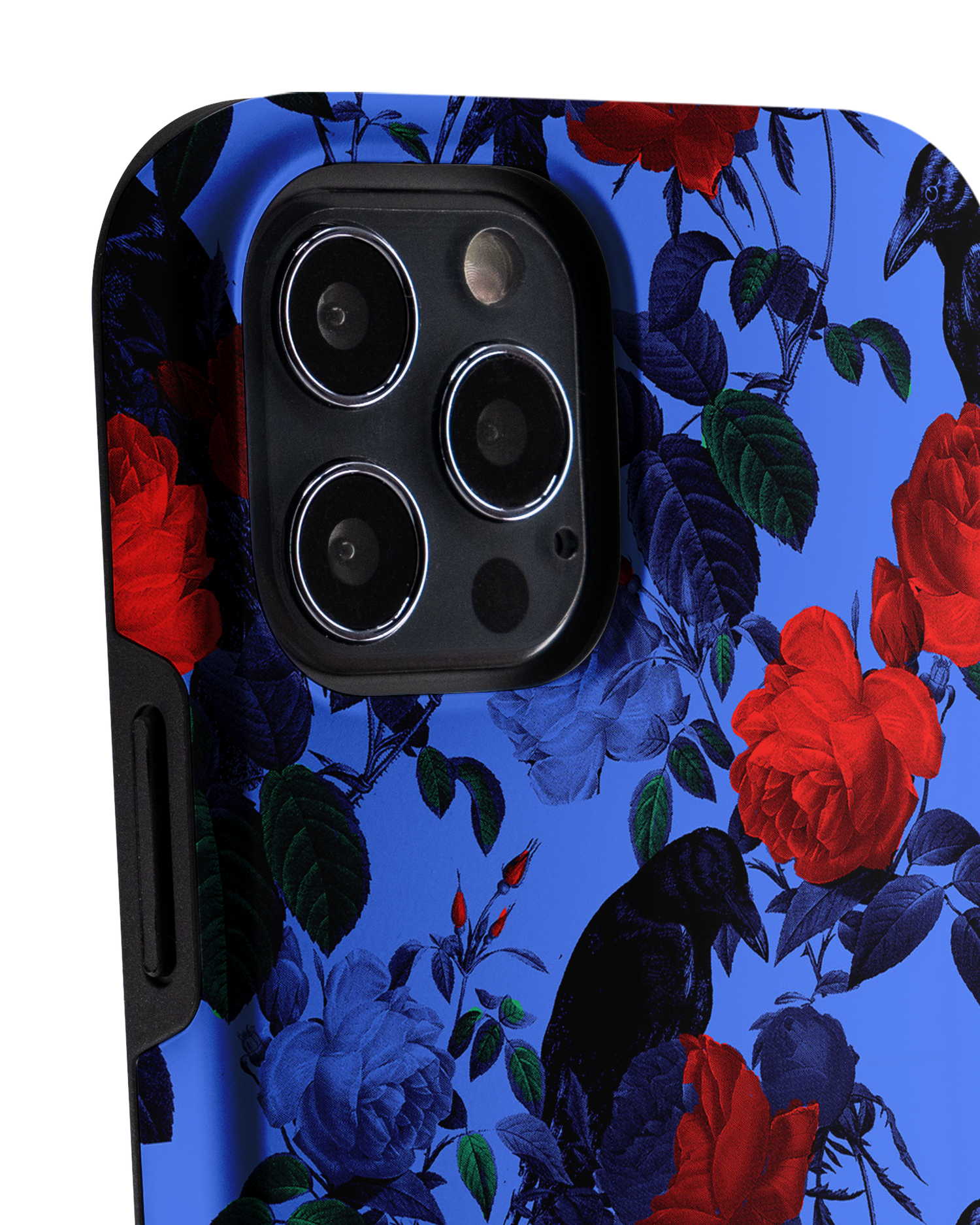 Roses And Ravens Premium Phone Case Apple iPhone 12 Pro Max: Detail Shot 1