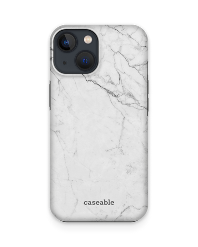 White Marble Premium Phone Case Apple iPhone 13 mini