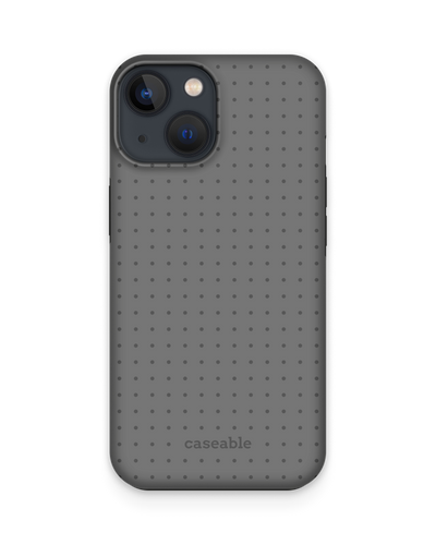 Dot Grid Grey Premium Phone Case Apple iPhone 13 mini