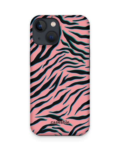 Pink Zebra Premium Phone Case Apple iPhone 13 mini