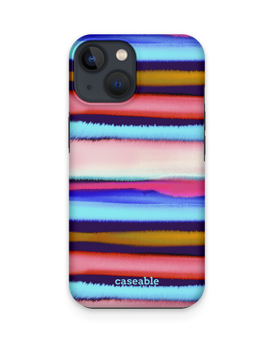 Watercolor Stripes Premium Phone Case Apple iPhone 13 mini