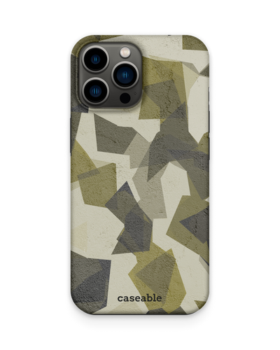 Geometric Camo Green Premium Phone Case Apple iPhone 13 Pro Max