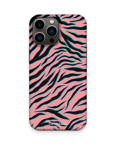 Pink Zebra Premium Phone Case Apple iPhone 13 Pro Max