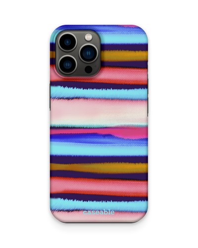 Watercolor Stripes Premium Phone Case Apple iPhone 13 Pro Max