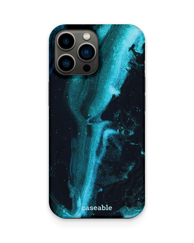 Deep Turquoise Sparkle Premium Phone Case Apple iPhone 13 Pro Max