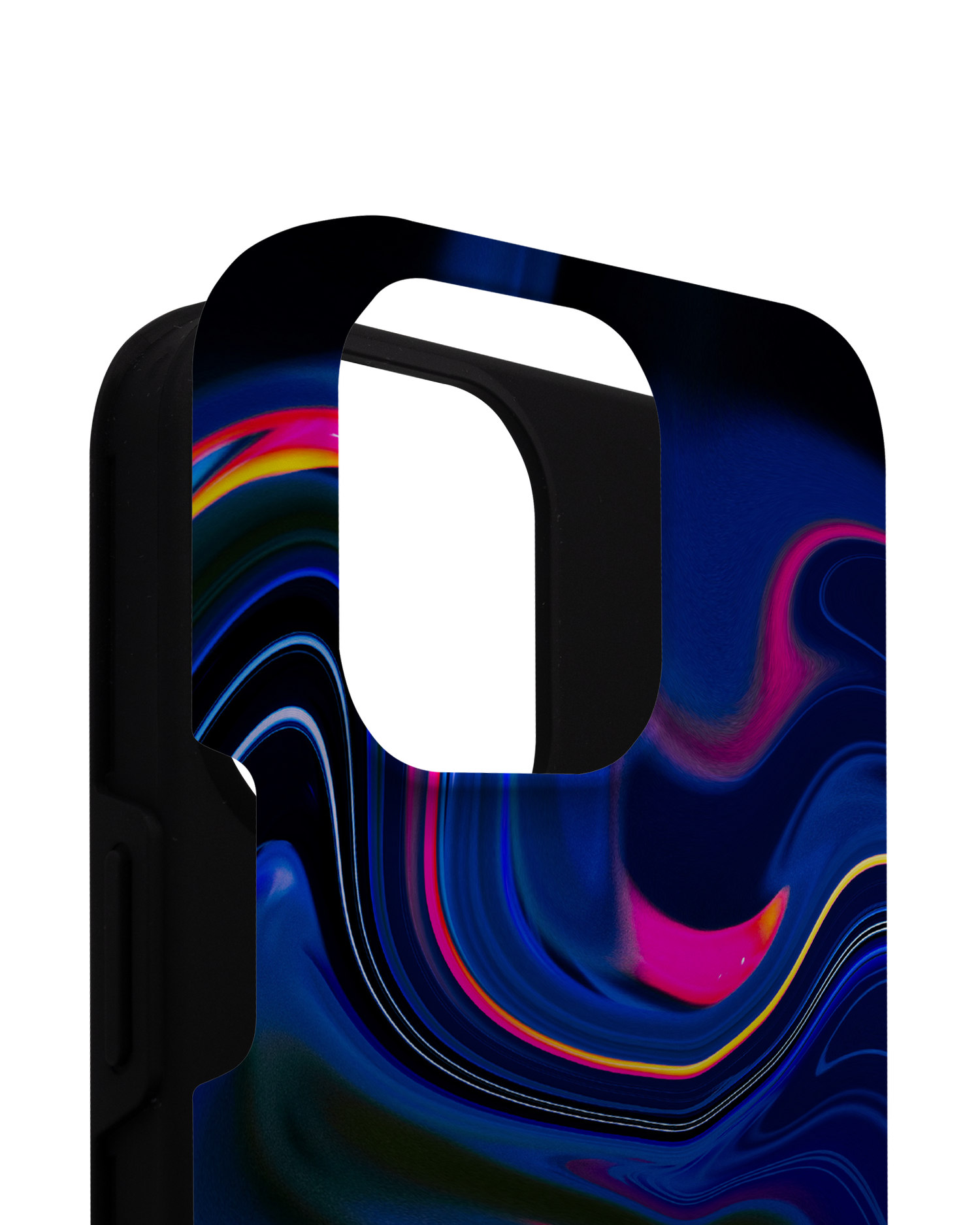 Space Swirl Premium Phone Case for Apple iPhone 14 Pro Max consisting of 2 parts