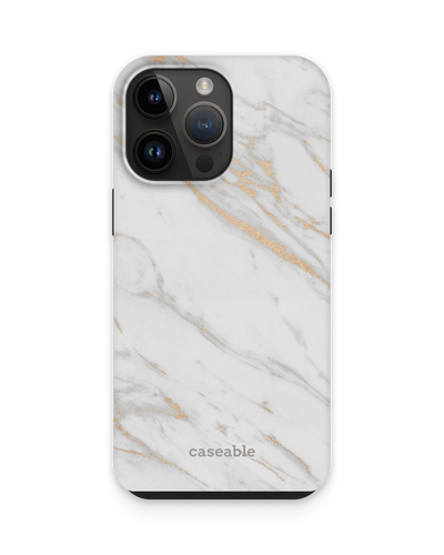 Gold Marble Elegance Premium Phone Case for Apple iPhone 14 Pro Max