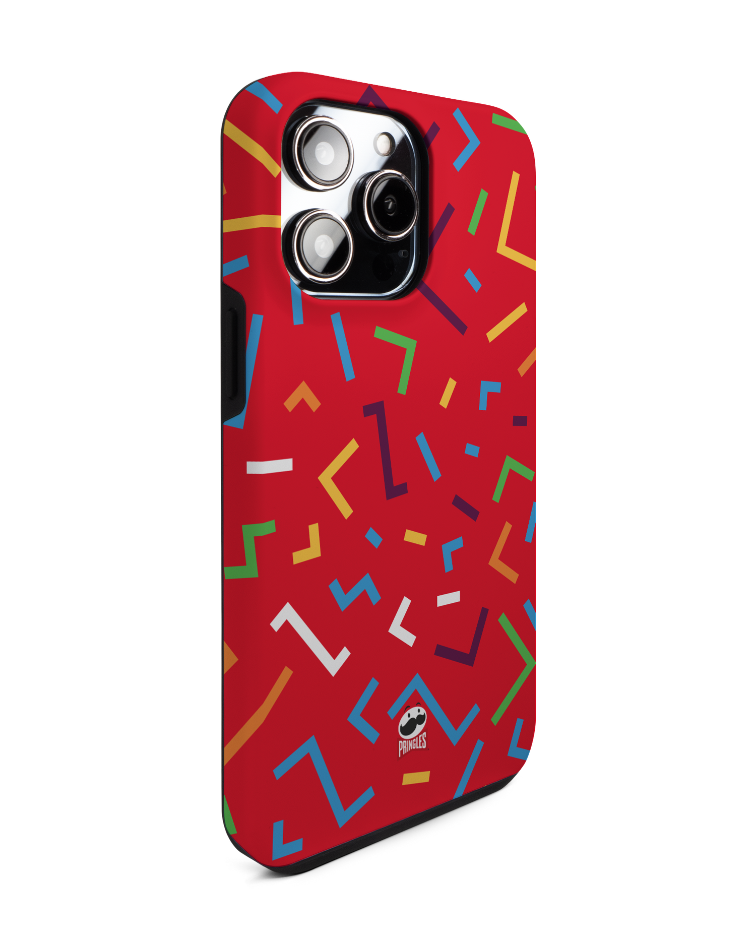 Pringles Confetti Premium Phone Case for Apple iPhone 14 Pro Max: View from the left side