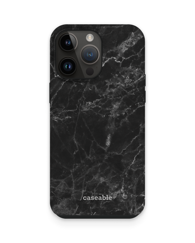 Midnight Marble Premium Phone Case for Apple iPhone 15 Pro Max