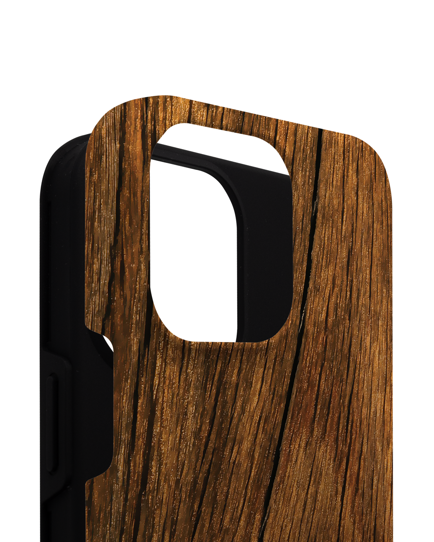 Wood Premium Phone Case for Apple iPhone 14 Pro Max consisting of 2 parts