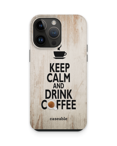 Drink Coffee Premium Phone Case for Apple iPhone 15 Pro Max