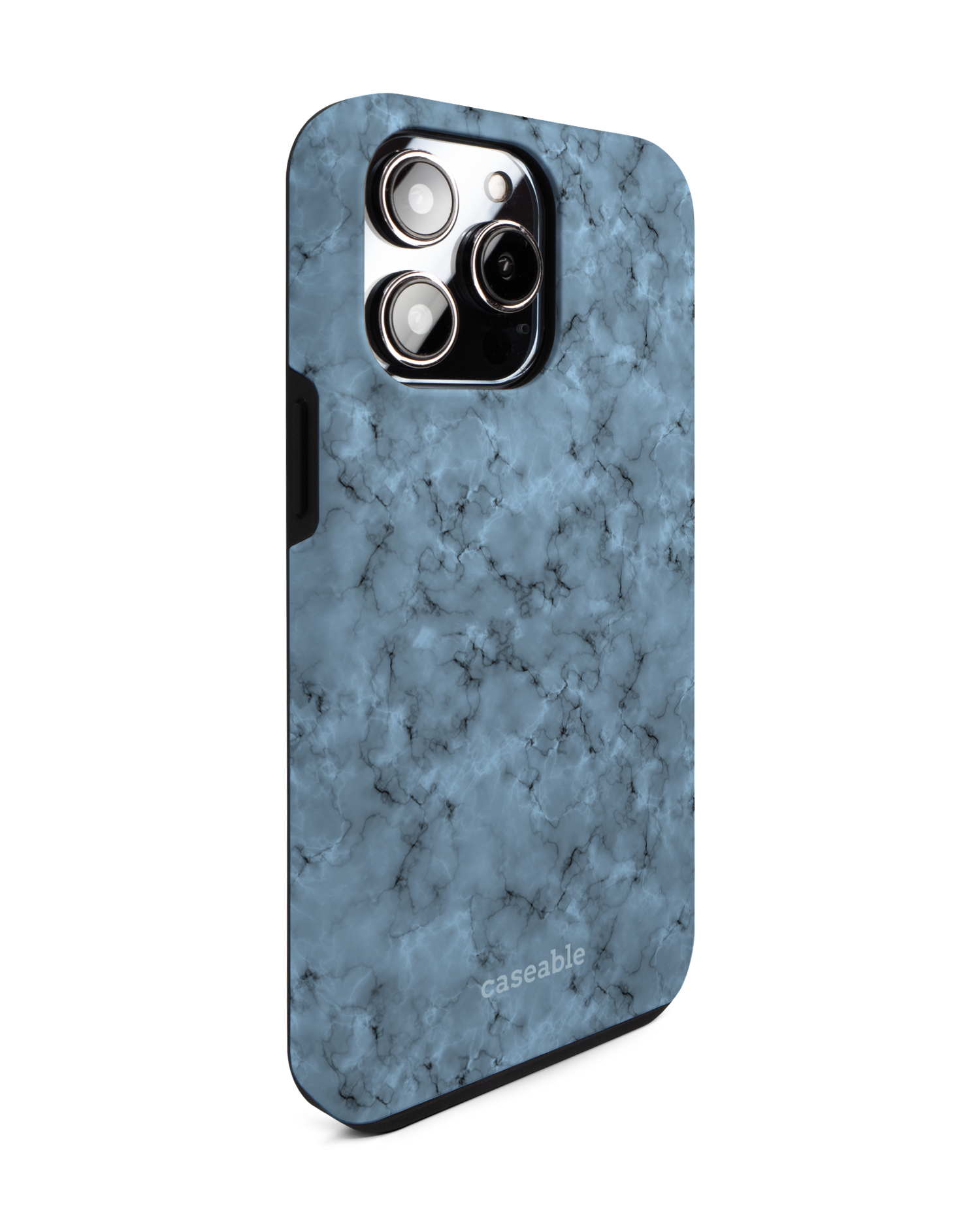 Blue Marble Premium Phone Case for Apple iPhone 14 Pro Max: View from the left side