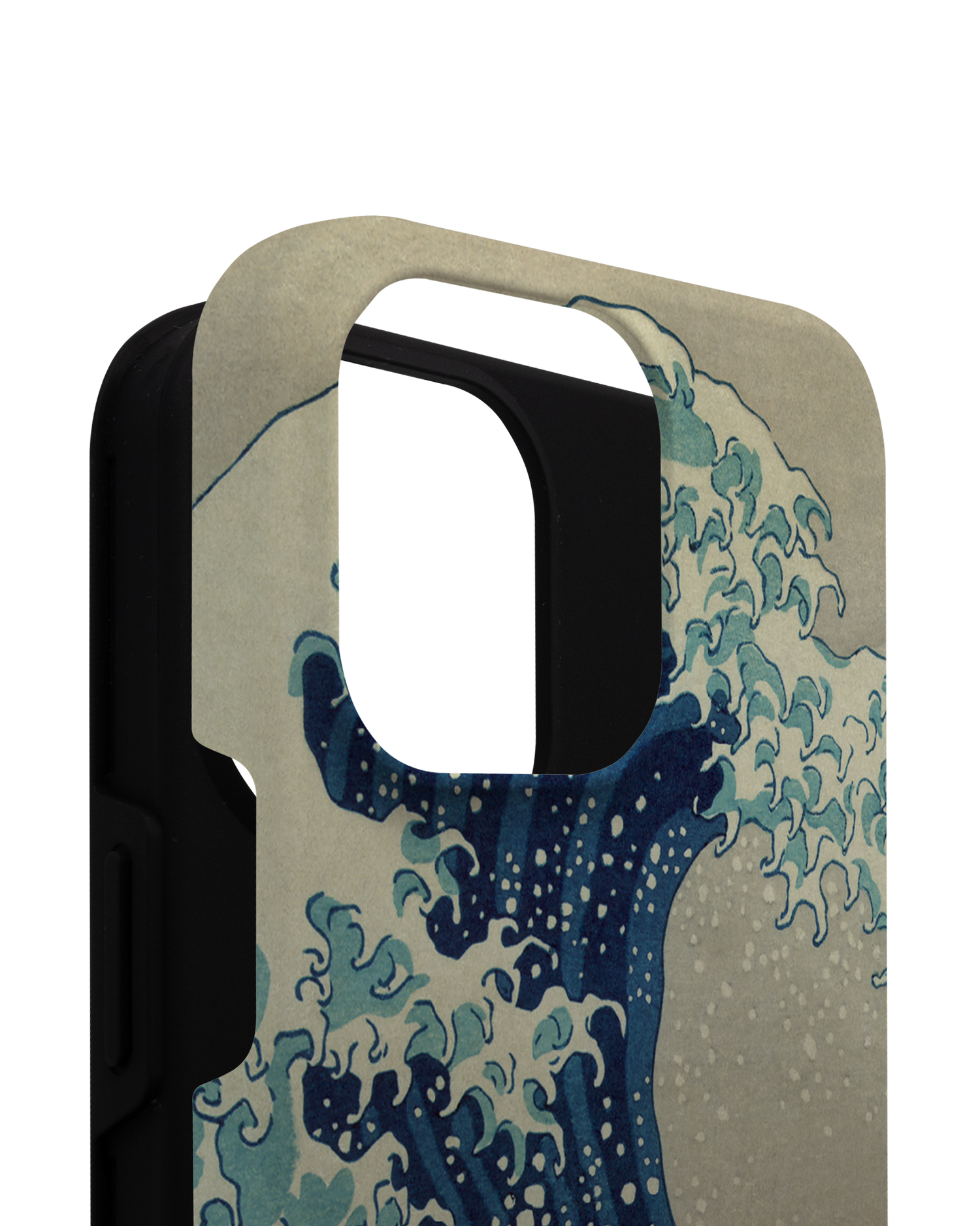 Great Wave Off Kanagawa By Hokusai Premium Phone Case for Apple iPhone 14 Pro Max consisting of 2 parts